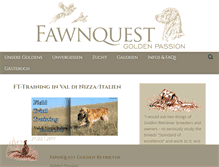 Tablet Screenshot of fawnquest.de